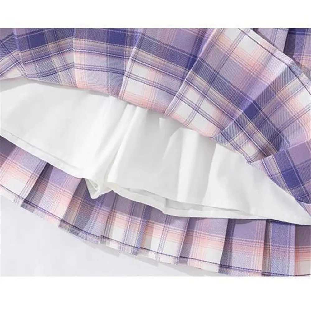 Kids Fashion Summer School Outfit Bunny Cake TShirt top Plaid Skirt 2 piece Set Cute Girls Clothes L2509263LAU