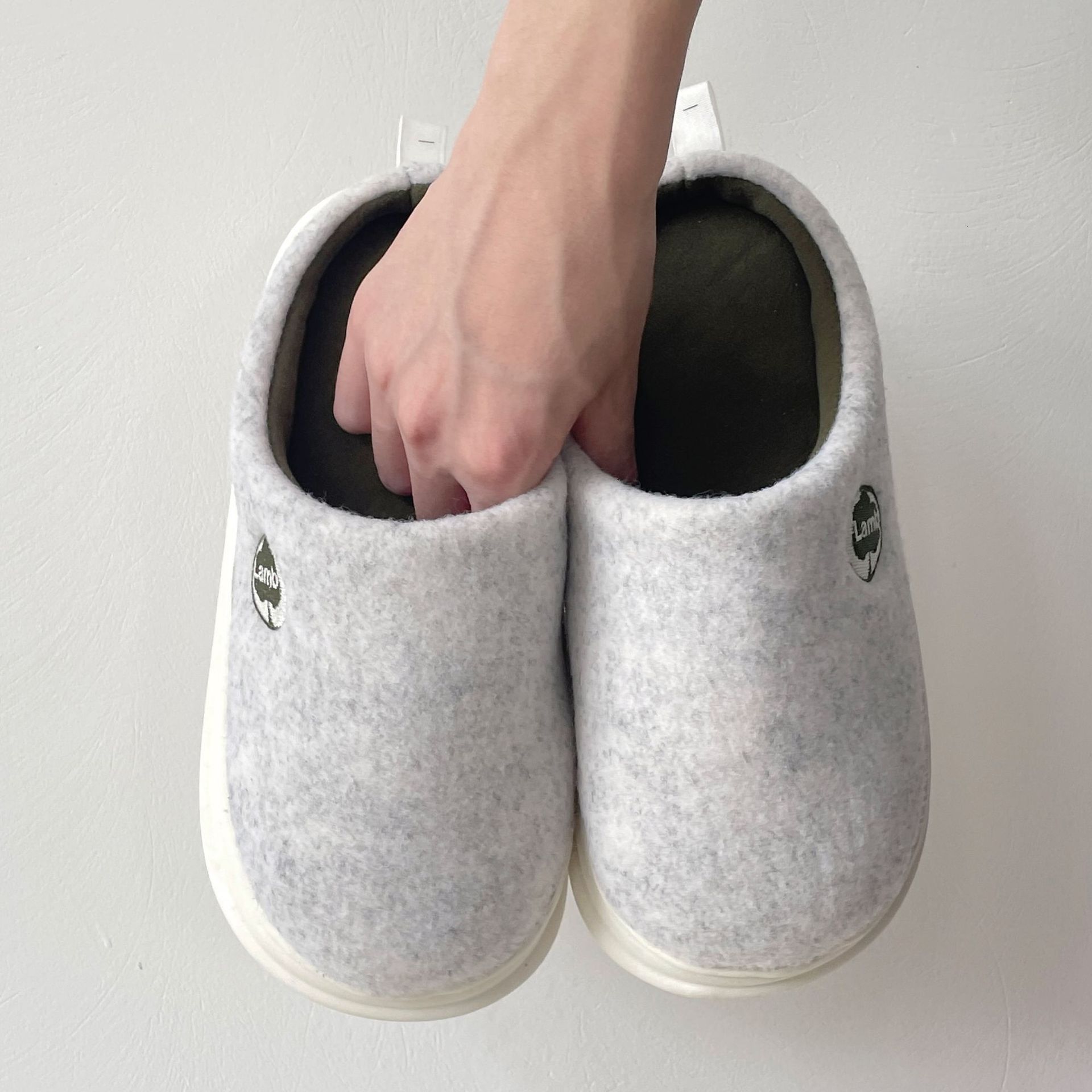 Anti-Slip Slippers with Thick Felt Sole, Durable Cotton, Suitable for Outdoor Wear, Home Cotton Slippers, Maternity Shoes ddmymarket