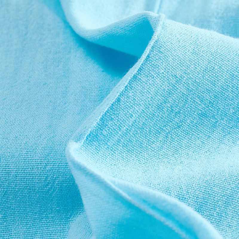 Men's Trousers Cotton Linen Spring Autumn American Drawstring Vertical Button Solid Color Breathable Comfortable Loose Beach Casual Pants Europea