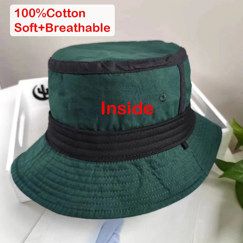 Big Head Plus Size Bucket Hats for Men Women Pure Cotton Panama Fisherman Cap Korean 59cm 60cm 62cm 63cm Sun Hat Bob Homme 250919