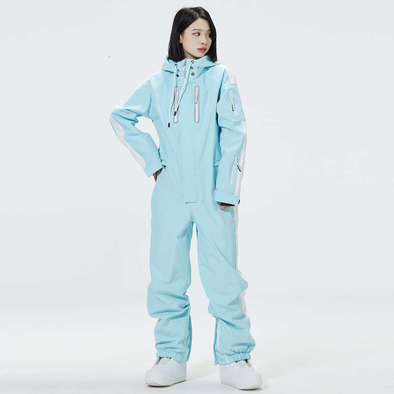 2025 One-Piece Suit For Men And Women Winter Outdoor Windproof Water-Resistant Warm Snowboard Snow Ski Clothing