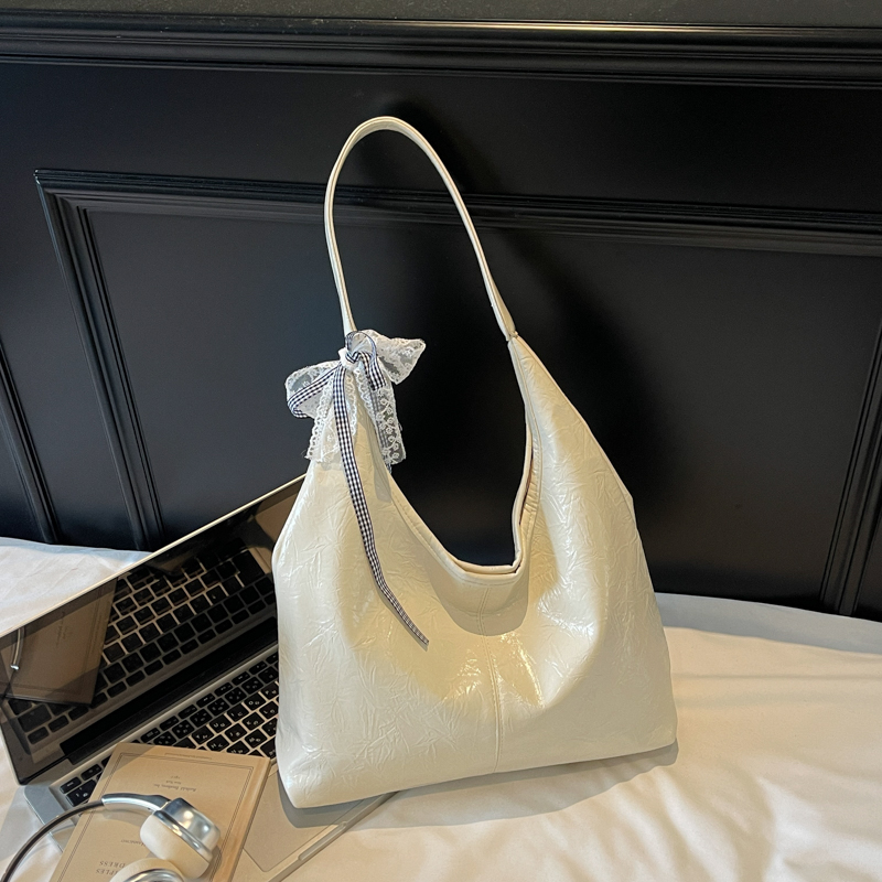 2025 new casual and elegant large capacity shoulder bag, simple and high-end shopping and commuting crossbody bag, student fashionable and lightweight