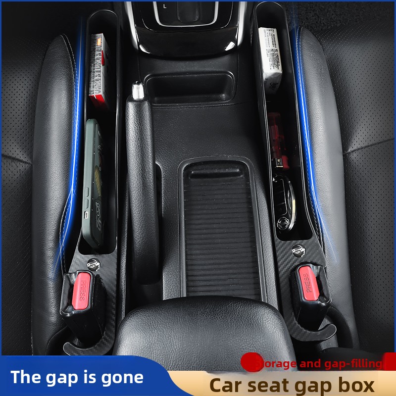 Car Seat Gap Filler Storage Box, TPE Material, Organize Phones & Cards, Eliminate Gaps, Upgrade Car Storage-NO09