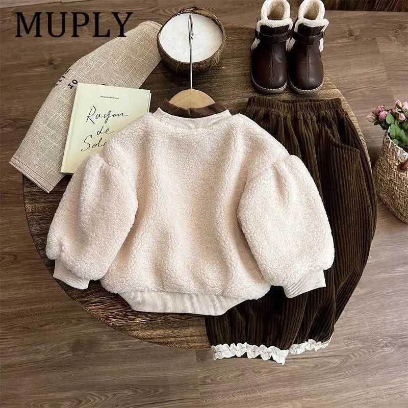 2Pcs Children Clothing Set Girl Casual Clothes Kids Fashion Coat And Pants Baby Autumn Winter Tracksuits L2509266W7S