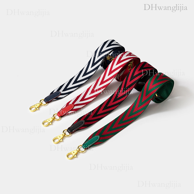 DH Luggage Accessories Wide V Pattern Woven Single Shoulder Crossbody Bag Strap
