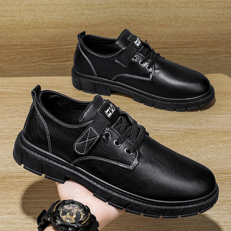 Low-top Martin Boots British Style Outdoor New Small Leather Business Casual Men's Shoes