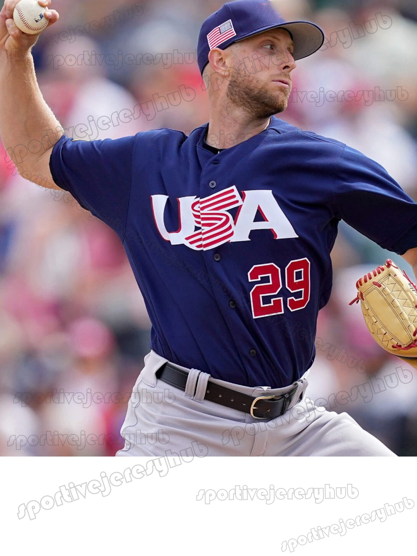 Mike Trout 2023 WBC USA Jeresy Mookie Betts Nolan Arenado Trea Turner Pete Alonso Tucker Goldschmidt Realmuto Mullins Pressly Custom Stitched Retro Un
