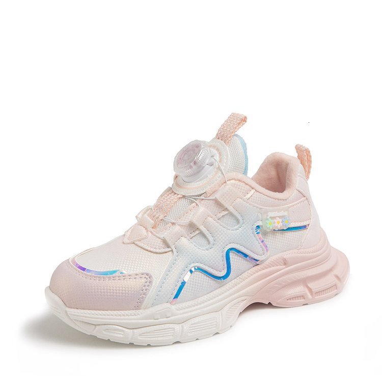 Girls' princess shoes, young children's sports shoes, spring and autumn new elementary school shoes, multifunctional mesh breathable childre