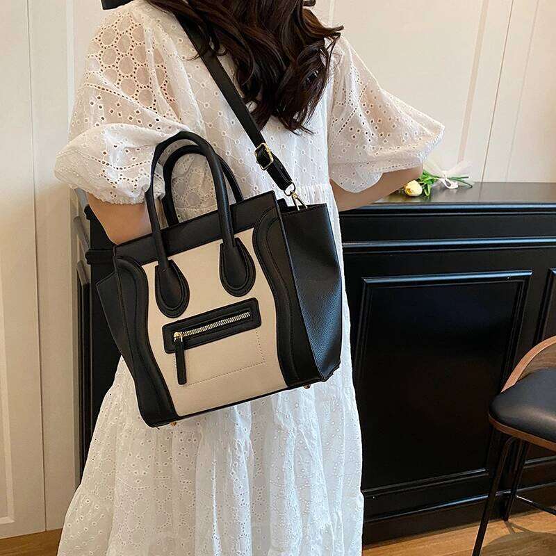 Women's Leather Crossbody Bag, Brand Shoulder Handbag By Famous Designer, Classic Elegant Design For Everyday Use