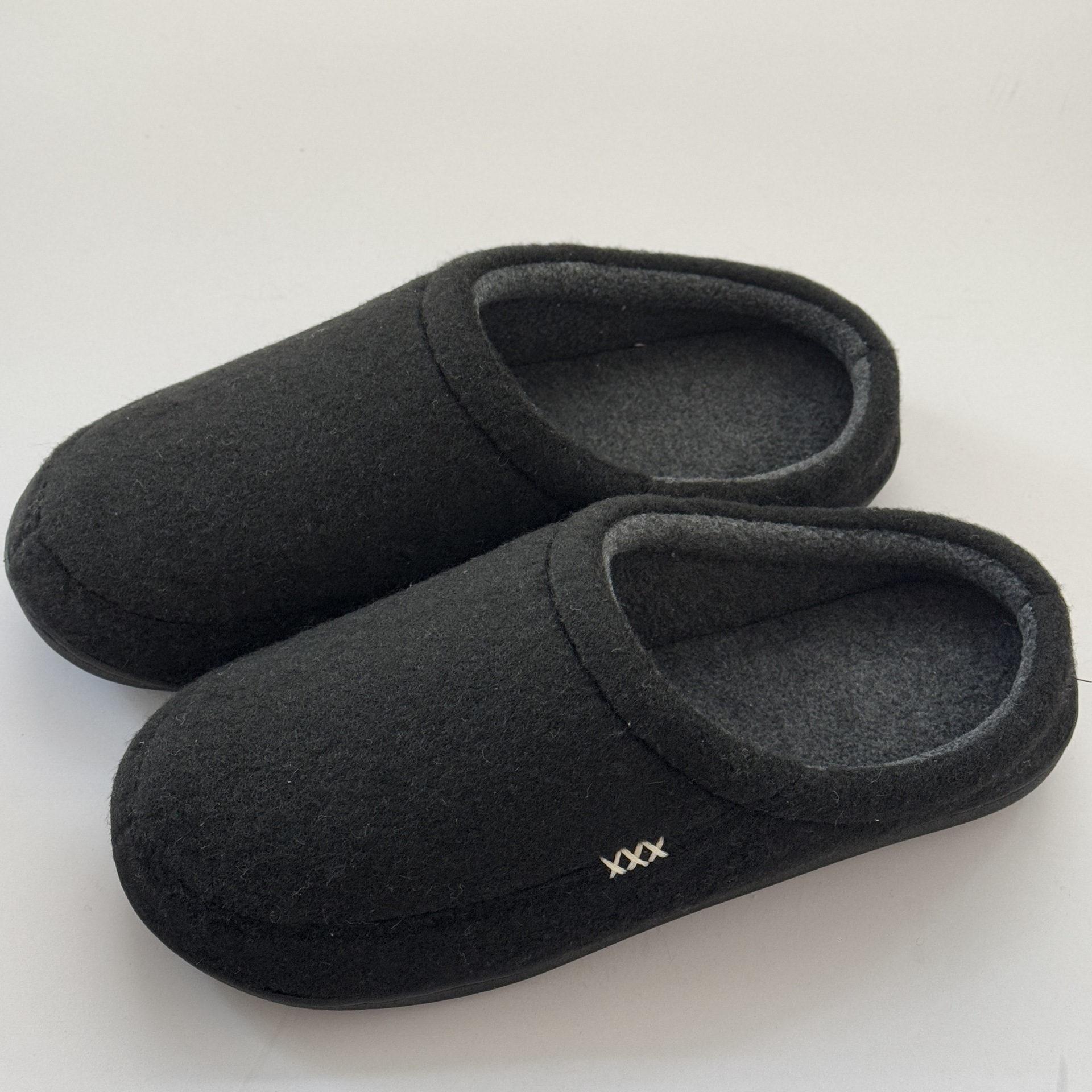 Winter Closed-Toe Men's Slippers with Fleece, Warm and Non-Slip, Large Size Home Cotton Shoes ddmymarket