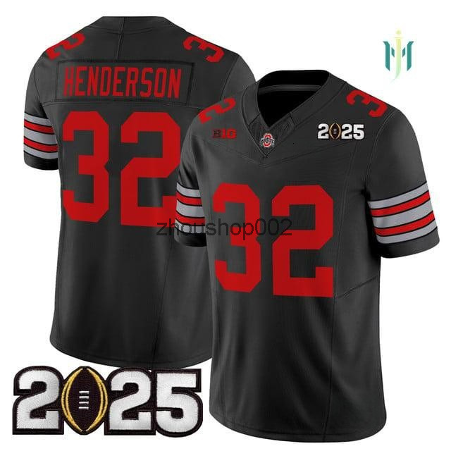 Sawyer Treveyon Henderson Emeka Egbuka Will Howard Stroud Jeremiah Smith Quinshon Judkins 2025 football jerseys all stitched men women youth Buckeyes 