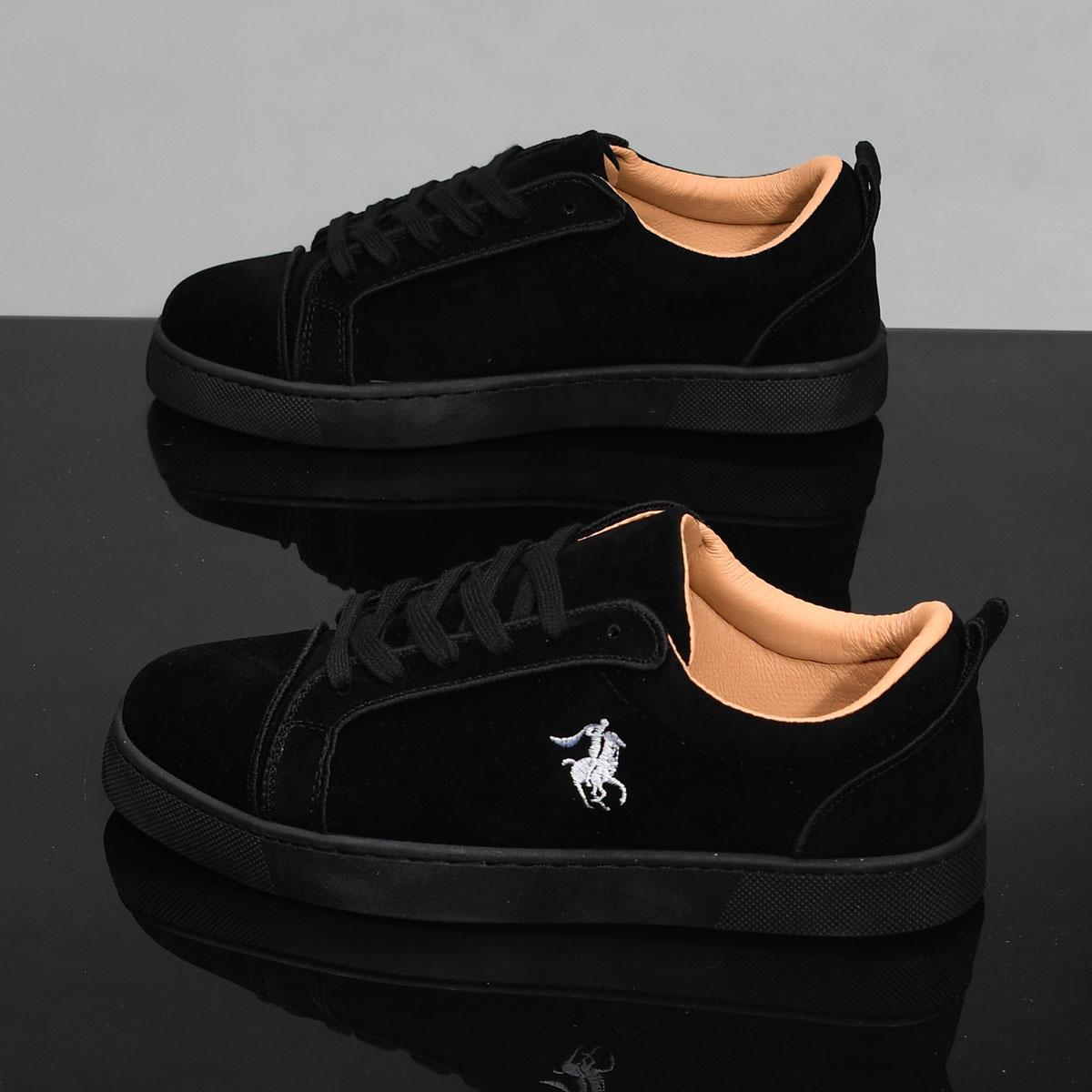 New Breathable Odor-Resistant Wear-Resistant Forrest Gump Shoes Men's Black Sports Casual Sneakers