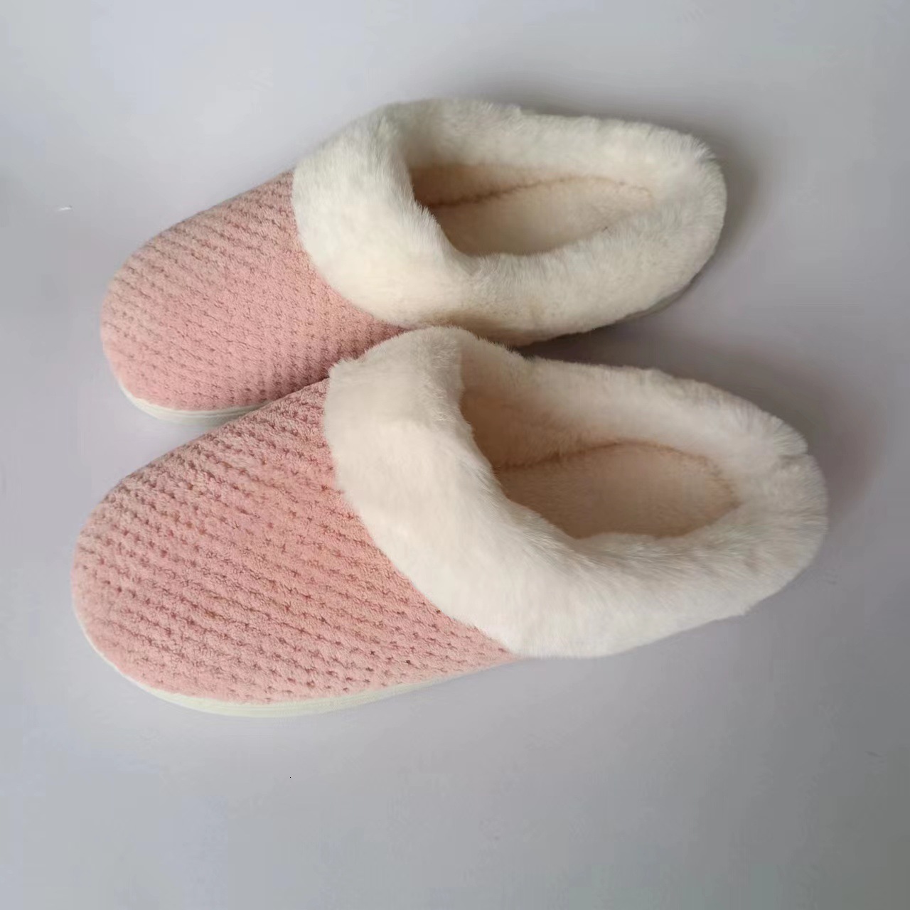 Pineapple Grid Cotton Slippers Size ddmymarket