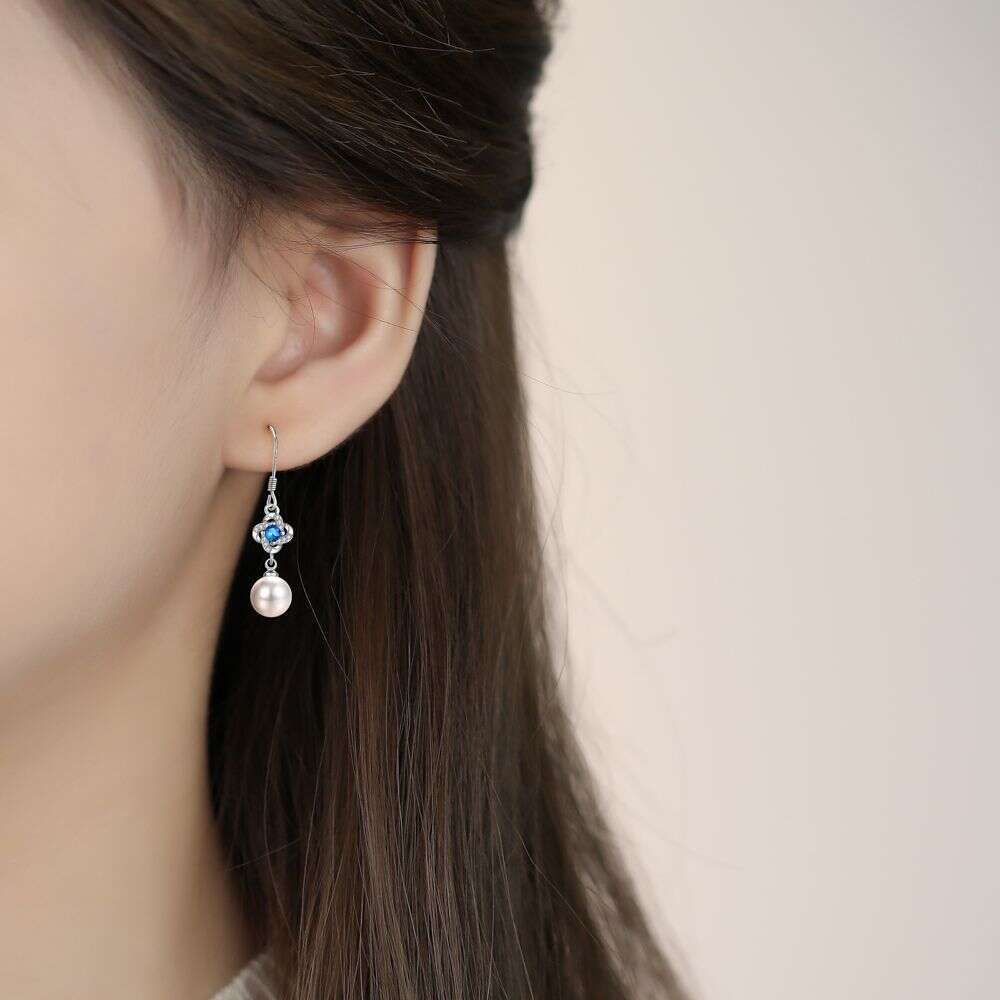 S999 Sier Needle One Week Box Set 2025 New Elegant Versatile Petite Earrings Gift