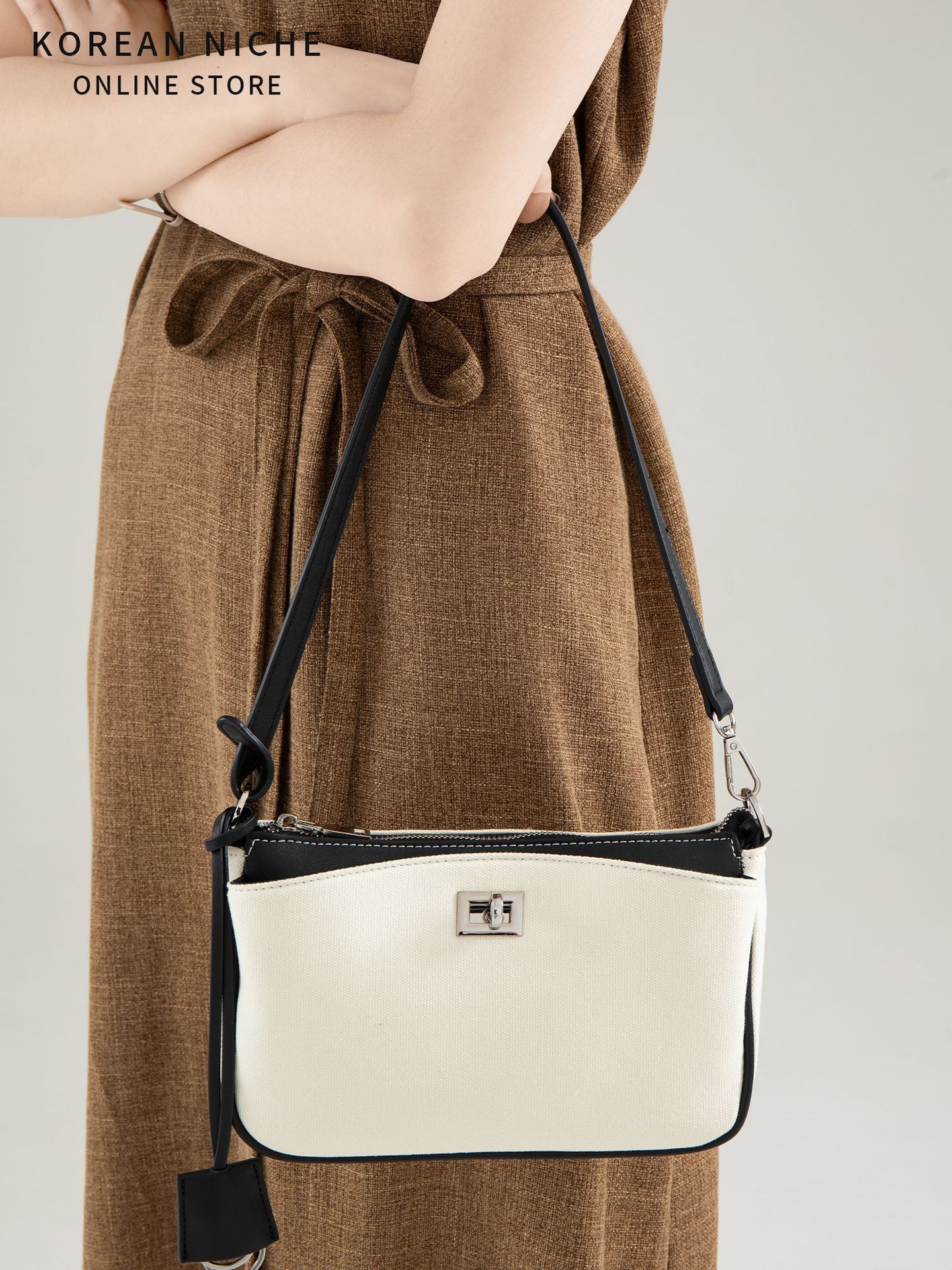 High-End Women's New Small Square Korean-Style Niche Design Casual Versatile Commuter Handbag And Shoulder Bag