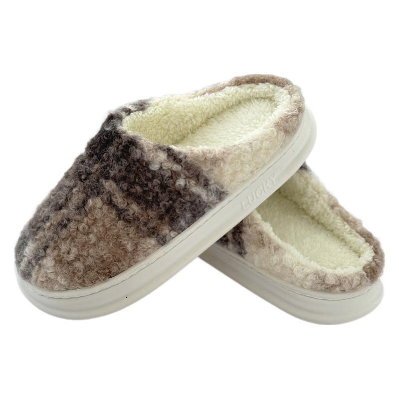 Floral Women's Bag Heel Warm Non-Slip Postpartum Shoes Comfortable Home Mid-Calf Cotton Slippers for Men ddmymarket