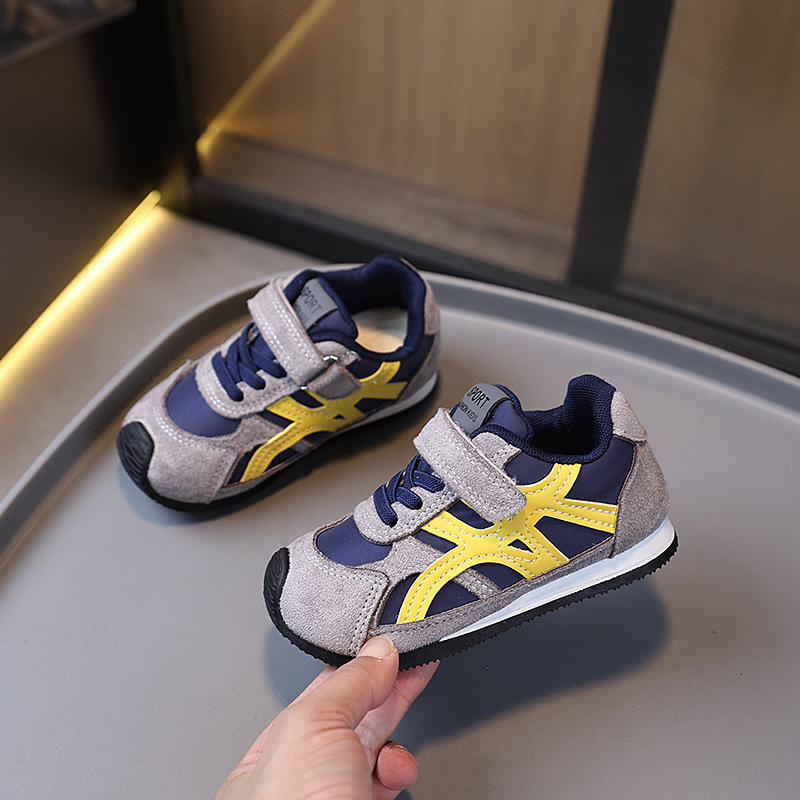 Autumn New Children's Sports Boys' Forrest Gump Shoes Girls' Training Shoes Soft Bottom Velcro Baby Shoes Fashion Trend Shoes