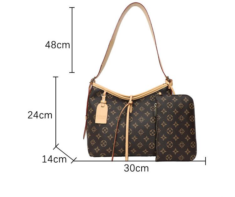 Free delivery single-shoulder armpit bag large capacity tote bag women's new temperament one-shoulder commuting bag crossbody bag printed tote tr