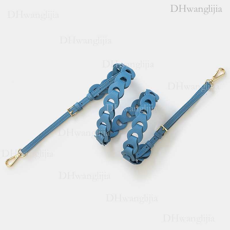 DH Luggage Accessories Live Broadcast Adjustable Length Wide Shoulder Lychee Pattern Leather Ring Buckle Crossbody Bag Strap for Women