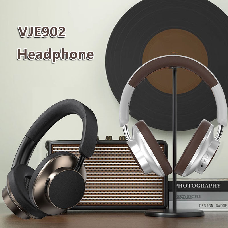 American retro headset wireless Bluetooth 5.3 metal retractable sports private model headset