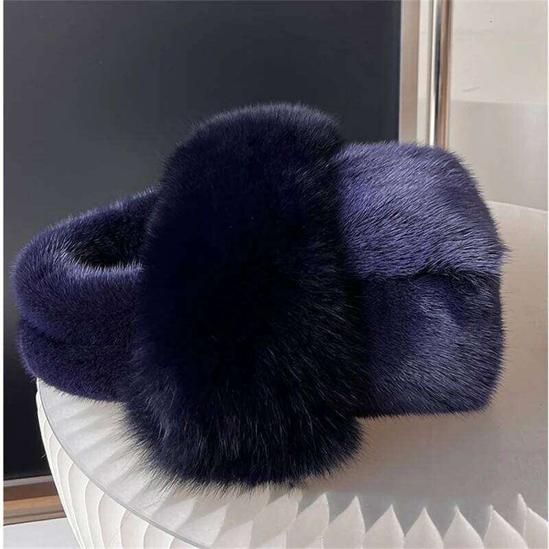 New Real Mink Fox Fur Women Handbags Female Multifunctional Large Capacity Basket Fashion Wrist Bags For Ladies Phone Purse