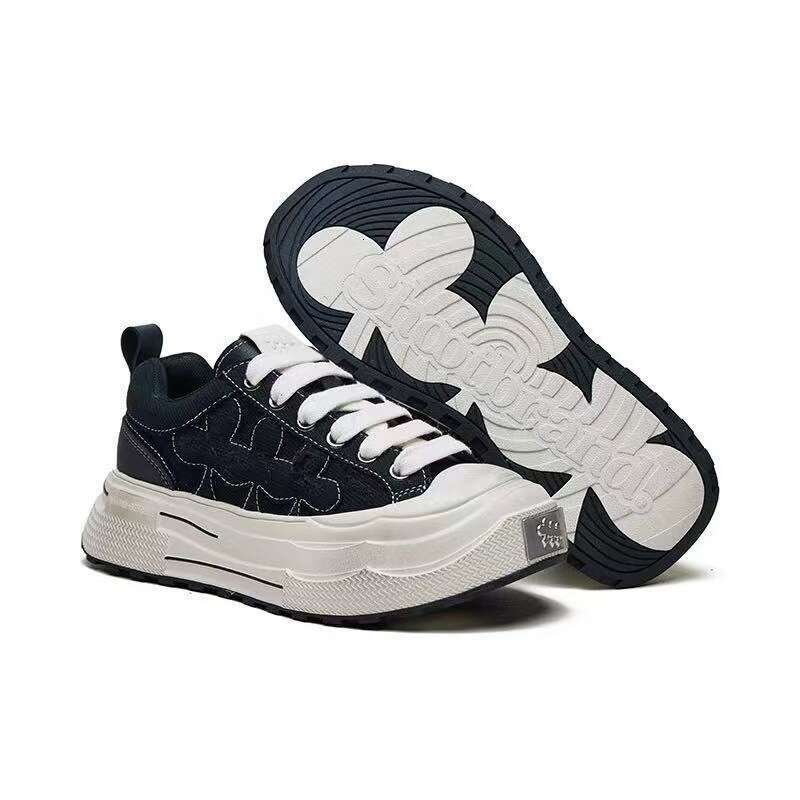 SHOOTBRAND Ten Qintian Same Style Canvas Wear-resistant Thick-soled Casual Sneakers Versatile Dirty Shoes for Men and Women 12 76