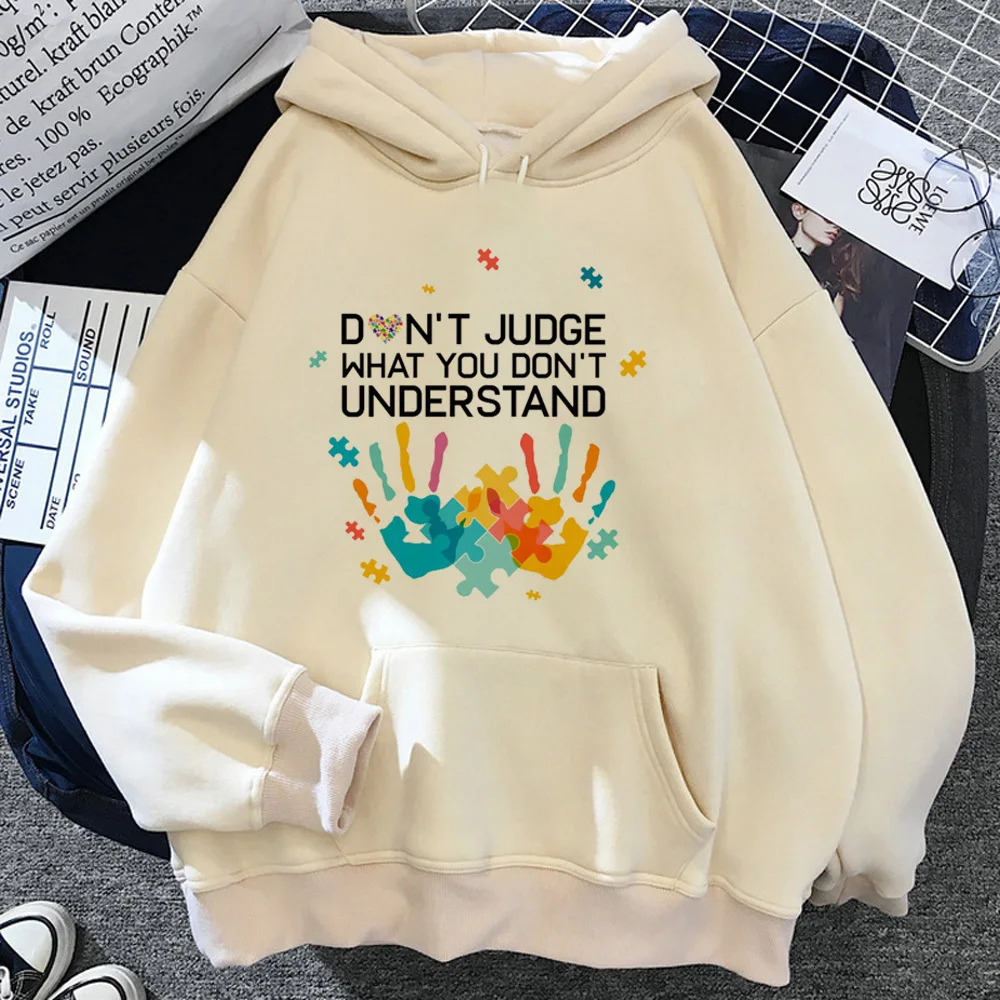 Autism hoodie comfortable graphic streetwear trendy women sweatshirts hoddie funny harajuku 250811m