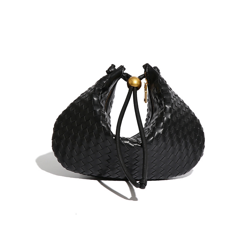 Woven Women's Spring New Dumpling Shape Underarm Bag Niche Street Style Trendy Fashionable Versatile Handbag