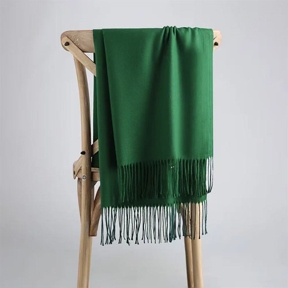 T1867 New Winter Style Solid Color Cashmere Scarf/Wrap, Korean Style, Unisex, Suitable for All Occasions