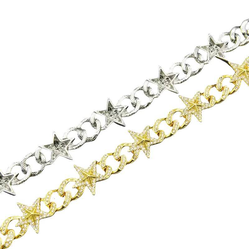 Zircon Choker Chain Stainless Steel Necklaces for Women