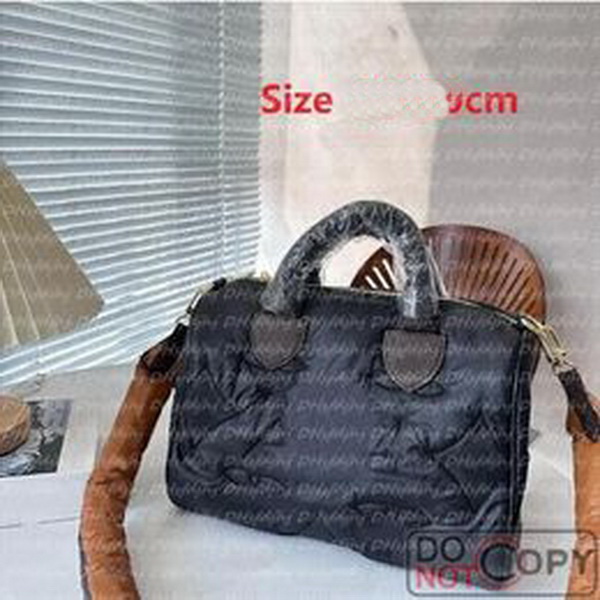 10A QUALITY Winter Designer Bags Womens Feather Down Totes Large Soft Handbags Women Boston Shopping Bag Crossbody with Classic Embroidery Letter New wallet