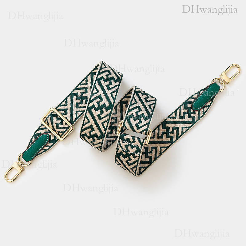 DH Luggage Accessories Live Broadcast Special Snowflake Pattern Adjustable Length Wide Windbox Single Shoulder Crossbody Bag Strap