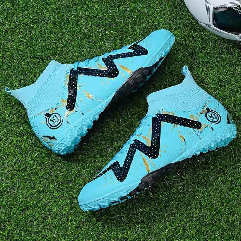 New high-top football match-specific stylish and cool men's Futuristic Star II FG long-spike football shoes