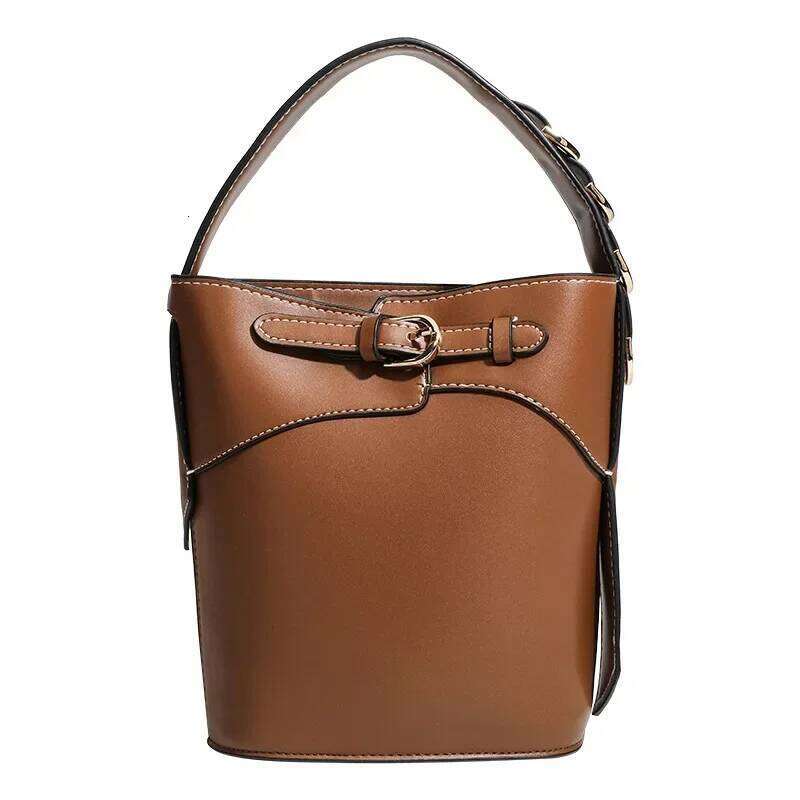 Zhome nuevo inclinado un solo hombro a la moda para ir al trabo bolso mano tipo cubo de agmujer envo gratis