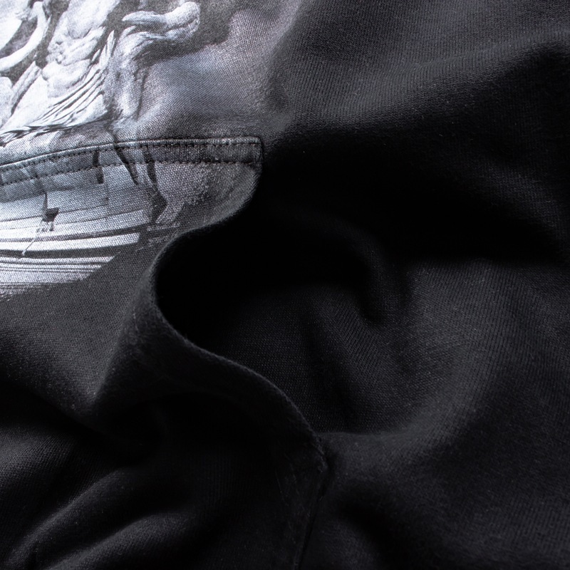 Designer Clothing Retro Washed Spray Horse Luxury Hoodie Distressed Religious Oil Painting Hoodie Sweatshirt Lazy Street Oversize Jacket