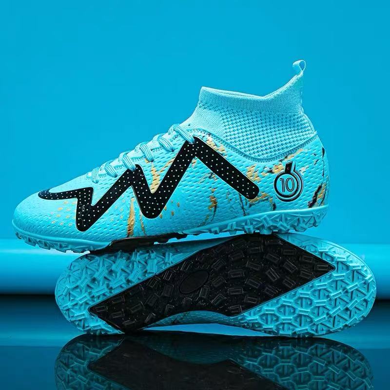New high-top football match-specific stylish and cool men's Futuristic Star II FG long-spike football shoes
