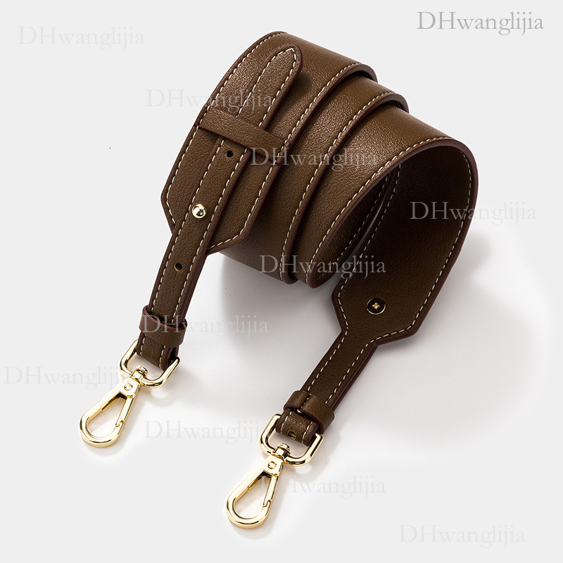 DH Luggage Accessories DH Luggage Accessories New Soft Cowhide Trendy Wide Universal Adjustable Length Single Shoulder Crossbody Bag Replacement Strap