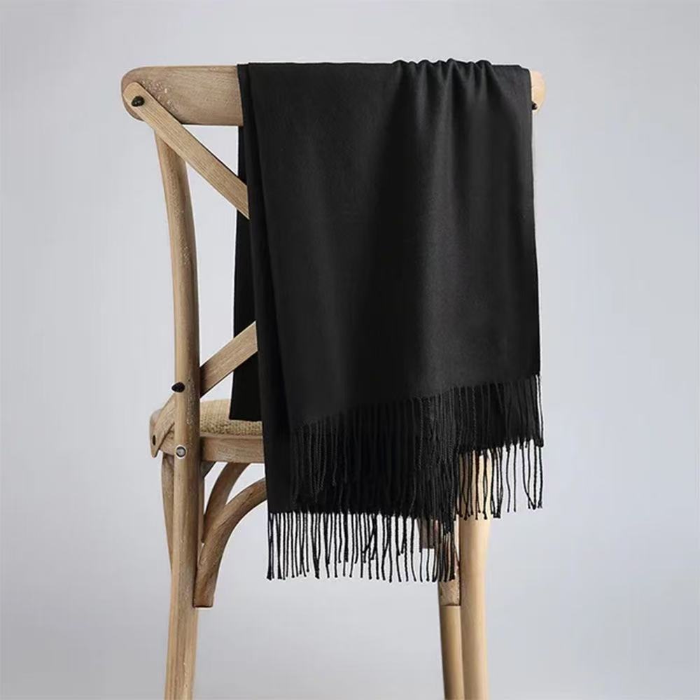 T1866 New Winter Style Solid Color Cashmere Scarf/Wrap, Korean Style, Versatile and Perfect as a Gift for Men and Women