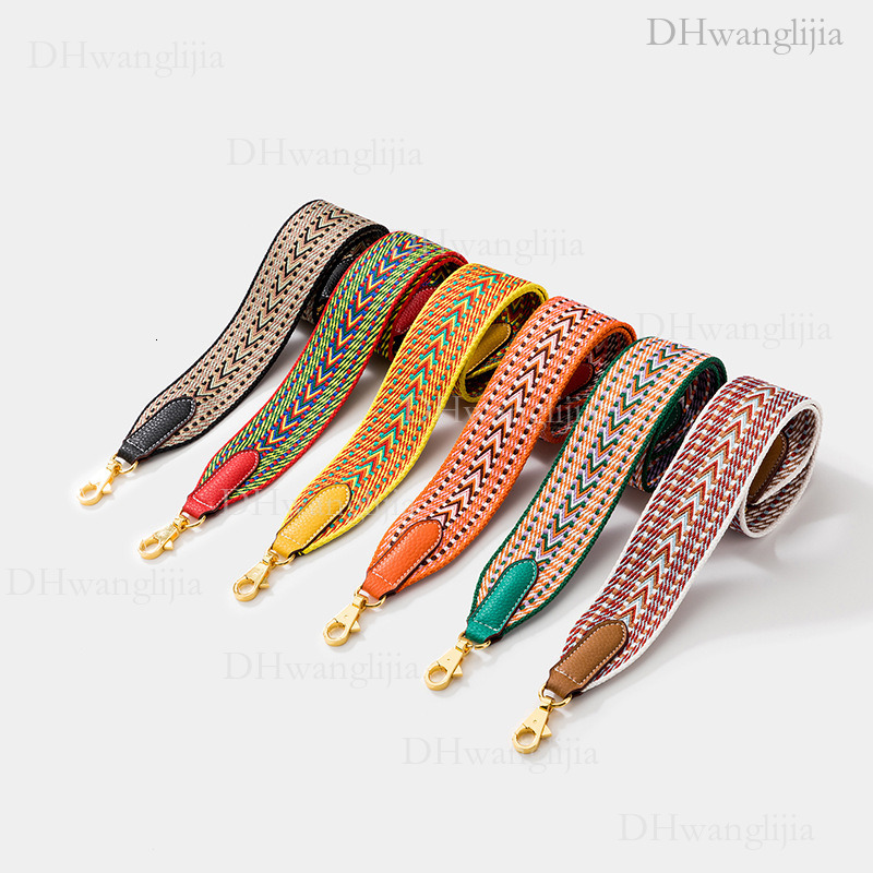 DH Luggage Accessories DH Luggage Accessories Suitable for Fengkaili Vegetable Basket Evelyn Bag, Wide Shoulder Strap Replacement, Woven Bag Strap, Tr