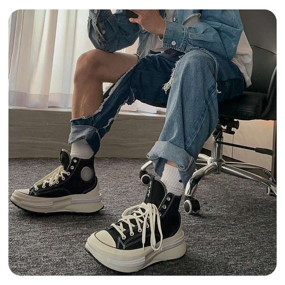 Putian 100th Anniversary Limited Edition Thick-Soled Sandwich CX High-Top Canvas Platform Couple Style Height-Increasing Unisex Shoes fa 26