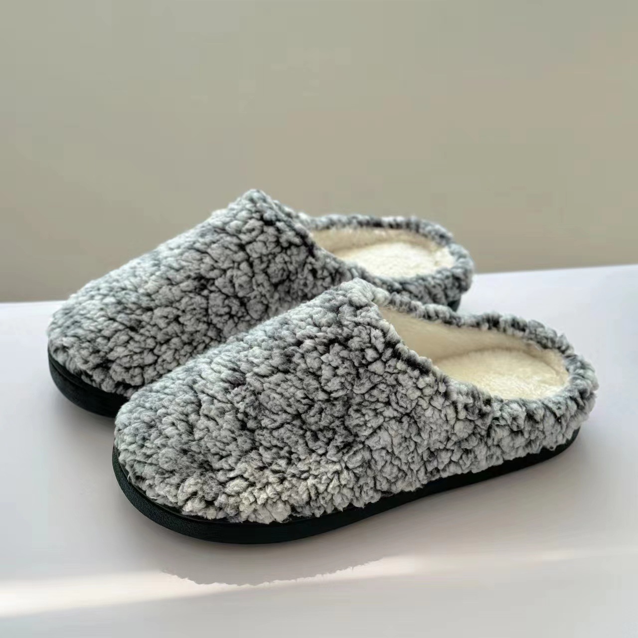 Non-Slip Autumn Winter New Cotton Velvet Home Slippers for Pregnant Women and Postpartum Care ddmymarket
