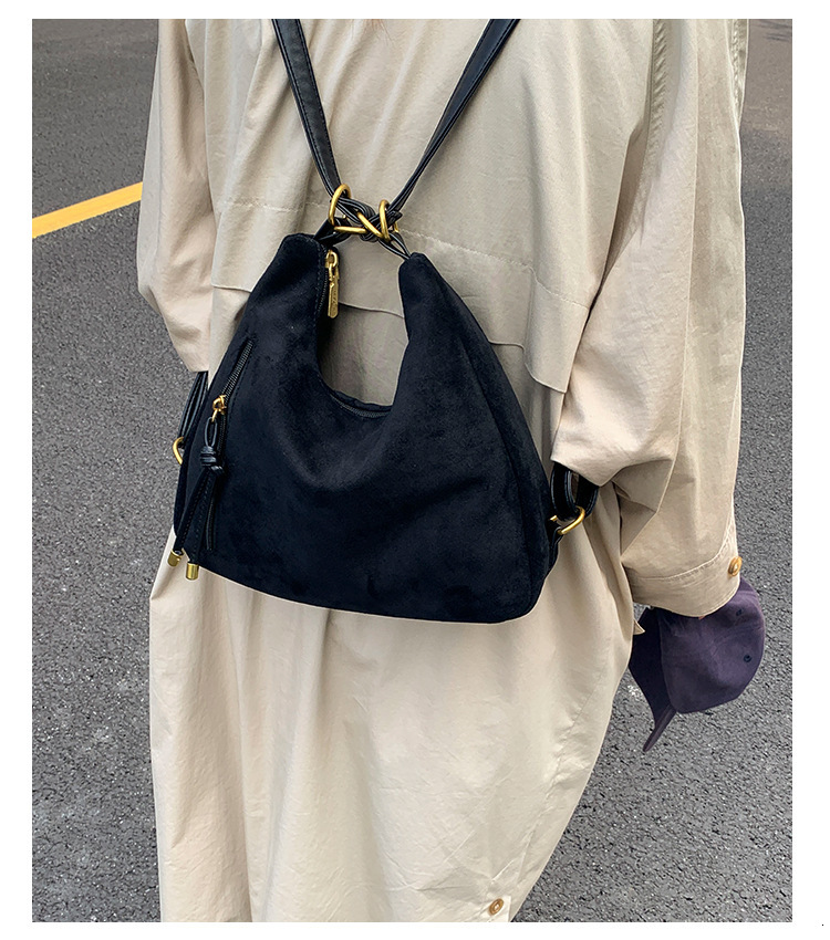 Fashion handbag large capacity fashionable trendy simple Japanese and Korean casual bag women s shoulder bag backpack designer bag Luxury bag Designer