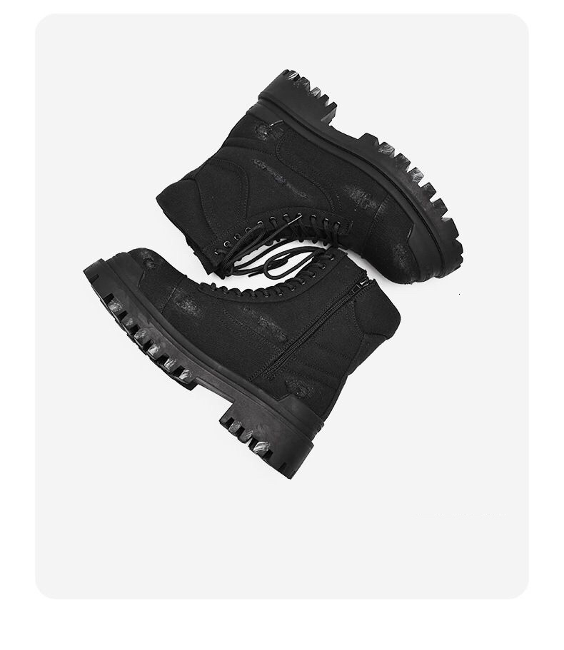 Elegant retro British workwear style men's Martin footwear - durable winter collection