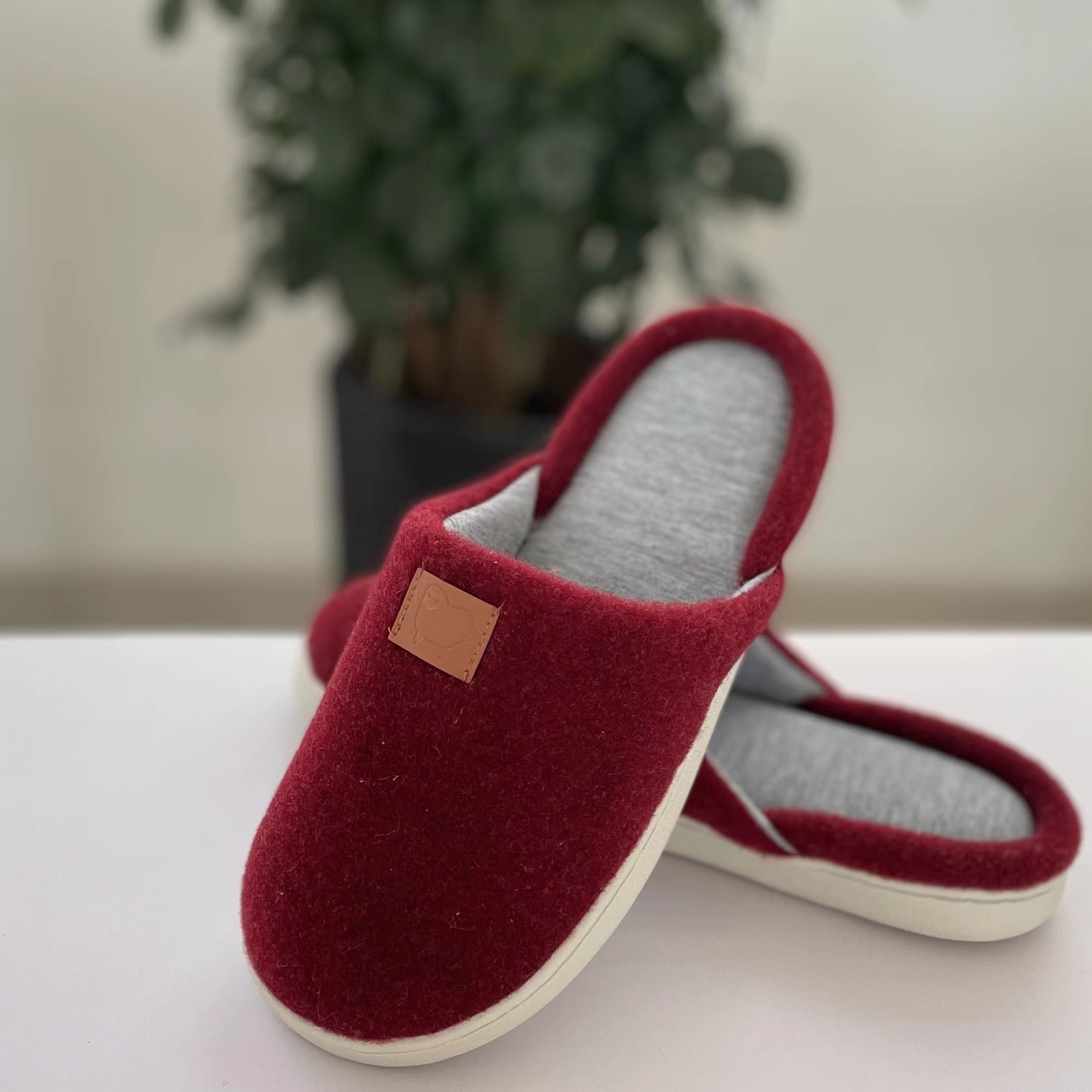 Fleece-lined Slippers Non-slip Soft Sole New Style Home Indoor ddmymarket