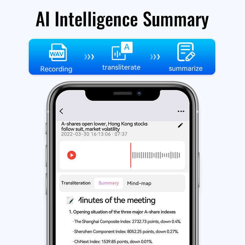 M29A AI Voice ChatGPT Intelligent Transcription Translation Recording Pen APP Control Recorder 128GB