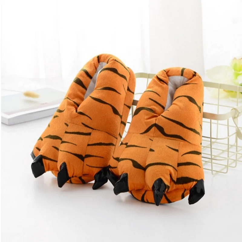 Comfortable Furry House Shoes with Unique Holiday Motifs: Perfect Footwear for All Seasons Winter Warm Soft Indoor Floor Slippers Women Men Shoes