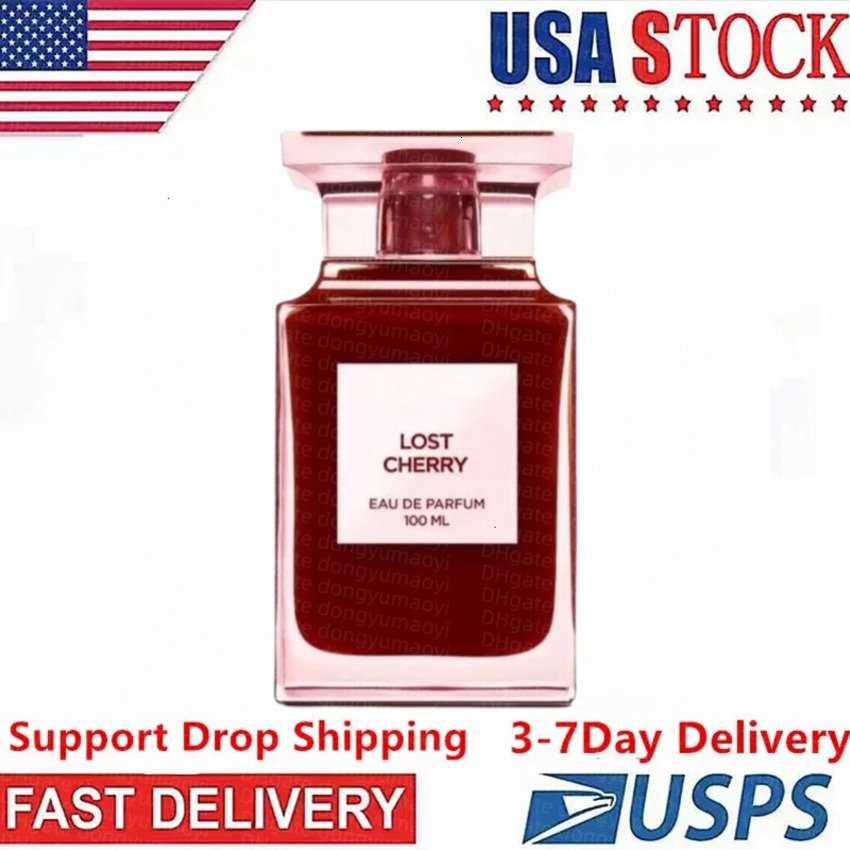 cherry cologne perfume for mens women designer tobacco vanille oud wood fragrance 100ml Eau de Parfum Long Lasting Good Smell US stock 3-5 days delivery drop shippingD