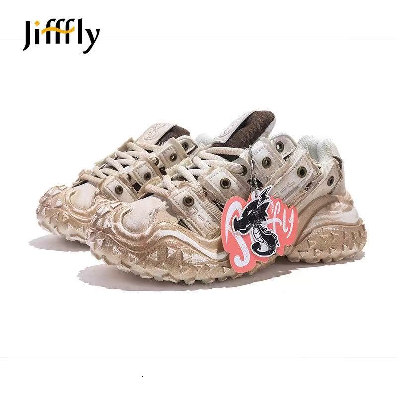 Jifffly Designer Women's Shoes 2025 Autumn/winter New Trendy Versatile Sneakers Casual And Sporty Dad Shoes With Tires Luxury Soles Luxury Soft S