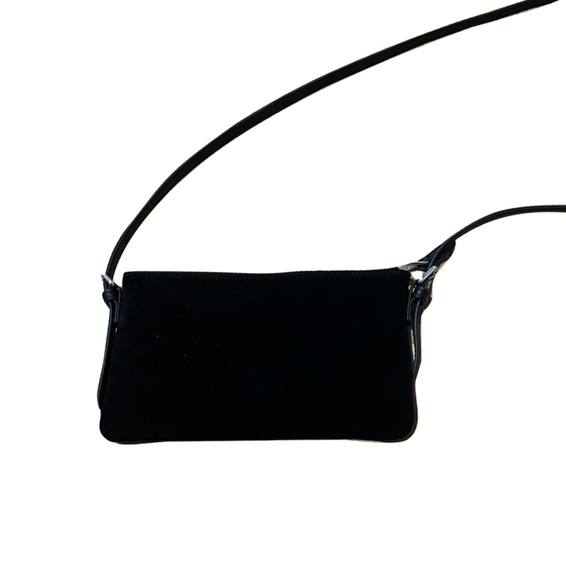 2025 new fashionable leopard print suede retro handbag designer crossbody bag