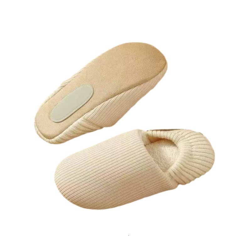 Spring Autumn Japanese Style Indoor Home Soft Sole Silent Couple Cotton Slippers for Men and Women ddmymarket